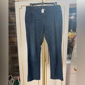 Simply Vera Vera Wang Dark Blue Capri Jeans #0023
